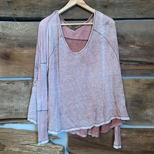 Oversized vintage FREE PEOPLE top